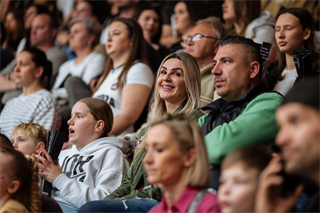 3. zápas štvrťfinále Tipos SBL: BC Prievidza - Nitra Blue Wings 74:77 (Vladimír Králik)