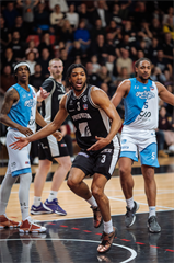 3. zápas štvrťfinále Tipos SBL: BC Prievidza - Nitra Blue Wings 74:77 (Vladimír Králik)