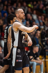3. zápas štvrťfinále Tipos SBL: BC Prievidza - Nitra Blue Wings 74:77 (Vladimír Králik)
