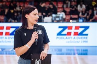 3. zápas štvrťfinále Tipos SBL: BC Prievidza - Nitra Blue Wings 74:77 (Vladimír Králik)