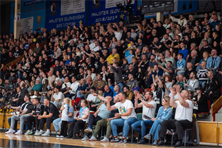 3. zápas štvrťfinále Tipos SBL: BC Prievidza - Nitra Blue Wings 74:77 (Vladimír Králik)