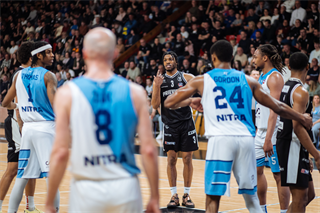 3. zápas štvrťfinále Tipos SBL: BC Prievidza - Nitra Blue Wings 74:77 (Vladimír Králik)