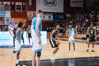 3. zápas štvrťfinále Tipos SBL: BC Prievidza - Nitra Blue Wings 74:77 (Vladimír Králik)