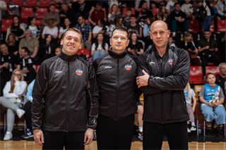 5. zápas štvrťfinále Tipos SBL: BC Prievidza - Nitra Blue Wings 84:87 (Vladimír Králik)	