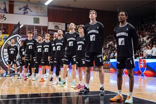 5. zápas štvrťfinále Tipos SBL: BC Prievidza - Nitra Blue Wings 84:87 (Vladimír Králik)	