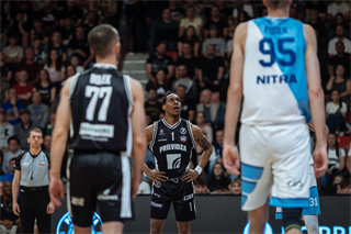 5. zápas štvrťfinále Tipos SBL: BC Prievidza - Nitra Blue Wings 84:87 (Vladimír Králik)	