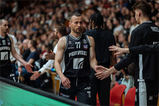 5. zápas štvrťfinále Tipos SBL: BC Prievidza - Nitra Blue Wings 84:87 (Vladimír Králik)	
