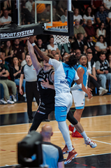 5. zápas štvrťfinále Tipos SBL: BC Prievidza - Nitra Blue Wings 84:87 (Vladimír Králik)	