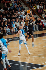 5. zápas štvrťfinále Tipos SBL: BC Prievidza - Nitra Blue Wings 84:87 (Vladimír Králik)	