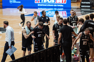 5. zápas štvrťfinále Tipos SBL: BC Prievidza - Nitra Blue Wings 84:87 (Vladimír Králik)	