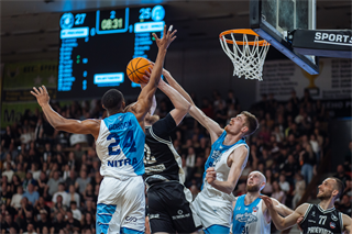 5. zápas štvrťfinále Tipos SBL: BC Prievidza - Nitra Blue Wings 84:87 (Vladimír Králik)	
