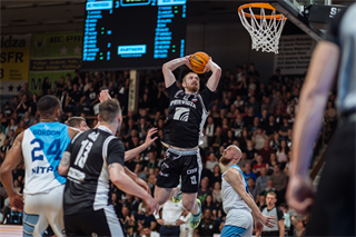 5. zápas štvrťfinále Tipos SBL: BC Prievidza - Nitra Blue Wings 84:87 (Vladimír Králik)	