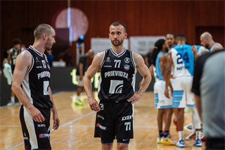 5. zápas štvrťfinále Tipos SBL: BC Prievidza - Nitra Blue Wings 84:87 (Vladimír Králik)	