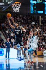 5. zápas štvrťfinále Tipos SBL: BC Prievidza - Nitra Blue Wings 84:87 (Vladimír Králik)	