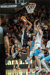 5. zápas štvrťfinále Tipos SBL: BC Prievidza - Nitra Blue Wings 84:87 (Vladimír Králik)	