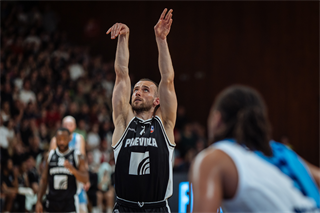 5. zápas štvrťfinále Tipos SBL: BC Prievidza - Nitra Blue Wings 84:87 (Vladimír Králik)	