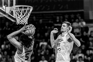 5. zápas štvrťfinále Tipos SBL: BC Prievidza - Nitra Blue Wings 84:87 (Vladimír Králik)	