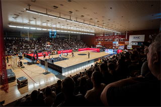 5. zápas štvrťfinále Tipos SBL: BC Prievidza - Nitra Blue Wings 84:87 (Vladimír Králik)	