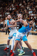 5. zápas štvrťfinále Tipos SBL: BC Prievidza - Nitra Blue Wings 84:87 (Vladimír Králik)	