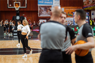 5. zápas štvrťfinále Tipos SBL: BC Prievidza - Nitra Blue Wings 84:87 (Vladimír Králik)	