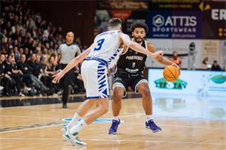 Kvalifikácia Európskeho pohára FIBA: BC Prievidza - Cibona Záhreb 101:94 (Vladimír Králik)