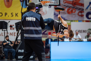 Kvalifikácia Európskeho pohára FIBA: BC Prievidza - Cibona Záhreb 101:94 (Vladimír Králik)