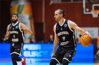 Kvalifikácia Európskeho pohára FIBA: BC Prievidza - Cibona Záhreb 101:94 (Vladimír Králik)
