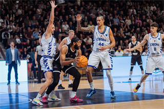 Kvalifikácia Európskeho pohára FIBA: BC Prievidza - Cibona Záhreb 101:94 (Vladimír Králik)