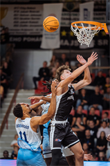 3. kolo TIPOS SBL: BC Prievidza - Nitra Blue Wings 72:74 (Vladimír Králik)