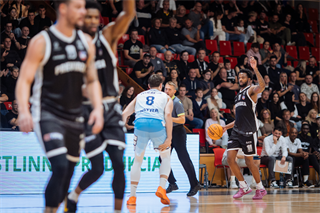 3. kolo TIPOS SBL: BC Prievidza - Nitra Blue Wings 72:74 (Vladimír Králik)