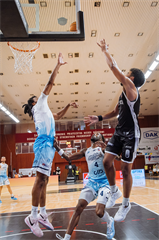 3. kolo TIPOS SBL: BC Prievidza - Nitra Blue Wings 72:74 (Vladimír Králik)