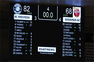 Európsky pohár FIBA: BC Prievidza - Keravnos BC 82:68 (Ladislav Szibilla)