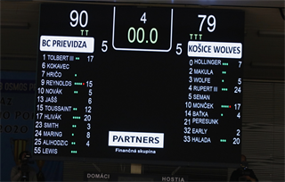 5. kolo TIPOS SBL: BC Prievidza - Košice Wolves 90:79 (Ladislav Szibilla)	