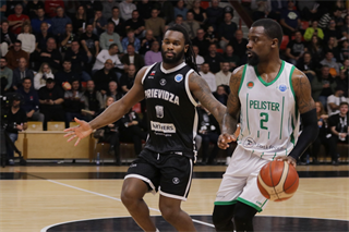 Európsky pohár FIBA: BC Prievidza : Pelister Bitola 97:82 (Ladislav Szibilla)	
