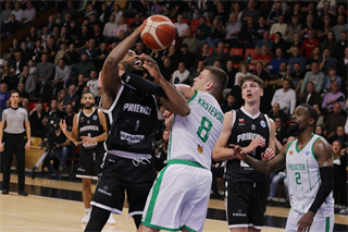 Európsky pohár FIBA: BC Prievidza : Pelister Bitola 97:82 (Ladislav Szibilla)	