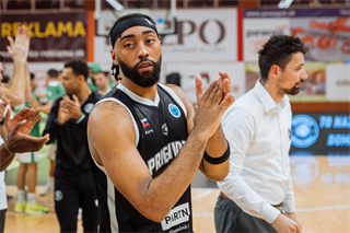 Európsky pohár FIBA: BC Prievidza - Pelister Bitola 97:82 (Vladimír Králik)	