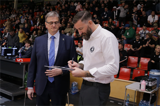 Európsky pohár FIBA: BC Prievidza : Cedevita Záhreb 83:64 (Ladislav Szibilla)	