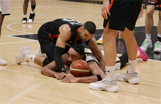 Európsky pohár FIBA: BC Prievidza : Cedevita Záhreb 83:64 (Ladislav Szibilla)	