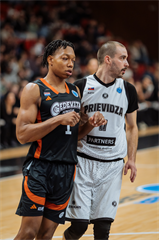 Európsky pohár FIBA: BC Prievidza - Cedevita Záhreb 83:64 (Vladimír Králik)	