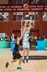 Európsky pohár FIBA: BC Prievidza - Cedevita Záhreb 83:64 (Vladimír Králik)	