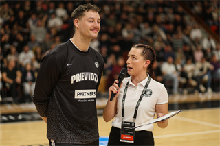 9. kolo TIPOS SBL: BC Prievidza - Patrioti Levice 86:92 (Michal Huba)	