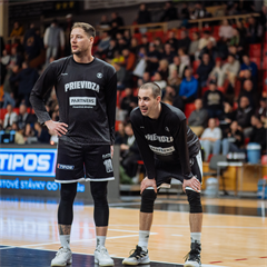Dohrávka 1. kola TIPOS SBL: BC Prievidza - BC Komárno 69:68 (Vladimír Králik)