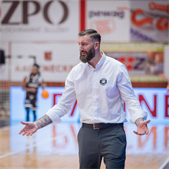 Dohrávka 1. kola TIPOS SBL: BC Prievidza - BC Komárno 69:68 (Vladimír Králik)