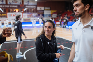 Predohrávka 13. kola TIPOS SBL: BC Prievidza - Spišskí Rytieri 104:99 (Vladimír Králik)