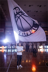 Predohrávka 13. kola TIPOS SBL: BC Prievidza - Spišskí Rytieri 104:99 (Vladimír Králik)