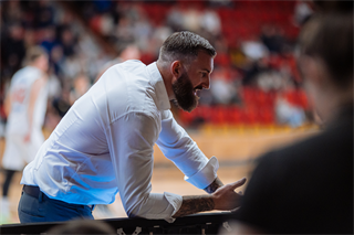 Predohrávka 13. kola TIPOS SBL: BC Prievidza - Spišskí Rytieri 104:99 (Vladimír Králik)