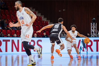 Predohrávka 13. kola TIPOS SBL: BC Prievidza - Spišskí Rytieri 104:99 (Vladimír Králik)