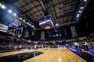 Európsky pohár FIBA: PAOK Solún - BC Prievidza 101:70 (Dávid Bakos)