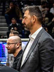Európsky pohár FIBA: PAOK Solún - BC Prievidza 101:70 (Dávid Bakos)