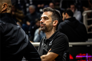 Európsky pohár FIBA: PAOK Solún - BC Prievidza 101:70 (Dávid Bakos)